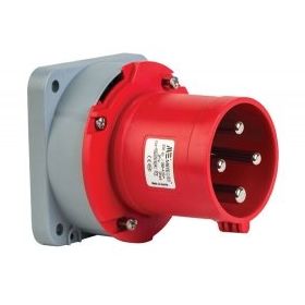 Mete Enerji 406229 4x63A 3P+E 6h/50-60Hz 380-415 Watt IP44 Cee Norm Pilot Kontaklı Düz Makine Fişi