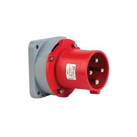 Mete Enerji 406229 4x63A 3P+E 6h/50-60Hz 380-415 Watt IP44 Cee Norm Pilot Kontaklı Düz Makine Fişi
