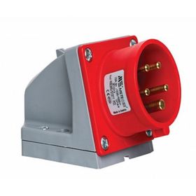 Mete Enerji 406305V 5x16A Ip44 Eğik Gövdeli Vidalı Bağlantı Duvar Fişi