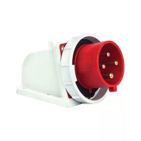 Mete Enerji 406313V 4x32A 3P+E 6h/50-60Hz 380-415 Watt IP67 Cee Norm Vida Bağlantılı Eğik Gövdeli Duvar Fişi
