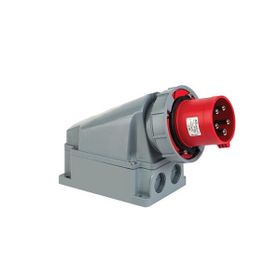 Mete Enerji 406322 5x63A Ip67 Eğik Gövdeli Duvar Fişi
