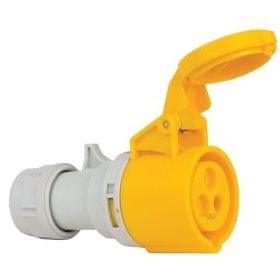 Mete Enerji 406421V 3x16A 2P+E 4H 110V IP44 Cee Norm Vida Bağlantılı Uzatma Prizi