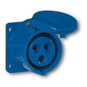 Mete Enerji 406502 3x16A Ip44 Düz Makine Prizi