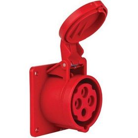 Mete Enerji 406506 4x16A 3P+E 6h/50-60 380 415 Watt IP44 Cee Norm Hızlı Bağlantılı Düz Makine Prizi