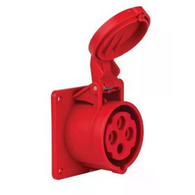Mete Enerji 406506V 4x16A 3P+E 6h/50-60 380 415 Watt IP44 Cee Norm Vida Bağlantılı Düz Makine Prizi