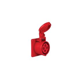 Mete Enerji 406506V 4x16A 3P+E 6h/50-60 380 415 Watt IP44 Cee Norm Vida Bağlantılı Düz Makine Prizi