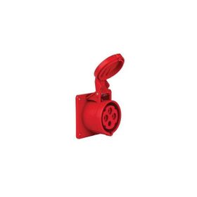 Mete Enerji 406506V 4x16A 3P+E 6h/50-60 380 415 Watt IP44 Cee Norm Vida Bağlantılı Düz Makine Prizi