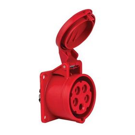 Mete Enerji 406510 5x16A Ip44 Düz Makine Prizi