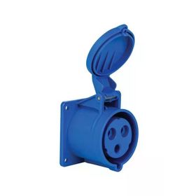 Mete Enerji 406514V 3x32A Ip44 Düz-Vidalı Bağlantı Makine Prizi