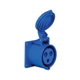 Mete Enerji 406514V 3x32A Ip44 Düz-Vidalı Bağlantı Makine Prizi