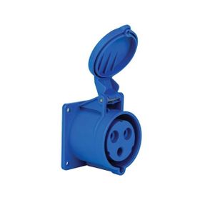 Mete Enerji 406514V 3x32A Ip44 Düz-Vidalı Bağlantı Makine Prizi