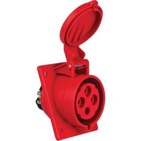 Mete Enerji 406517 4x32A 3P+E 6h/50-60Hz 380 415 Watt IP44 Cee Norm Hızlı Bağlantılı Eğik Makine Prizi