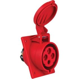 Mete Enerji 406517 4x32A 3P+E 6h/50-60Hz 380 415 Watt IP44 Cee Norm Hızlı Bağlantılı Eğik Makine Prizi
