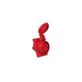Mete Enerji 406517V 4x32A 3P+E 6h/50-60Hz 380 415 Watt IP44 Cee Norm Vida Bağlantılı Eğik Makine Prizi