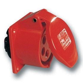 Mete Enerji 406522V 5x32A Ip44 Düz Vidalı Bağlantı Makine Prizi