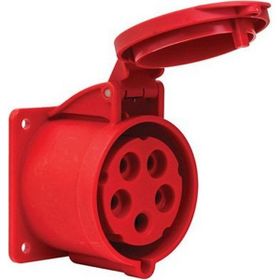 Mete Enerji 406522V 5x32A Ip44 Düz Vidalı Bağlantı Makine Prizi