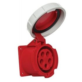 Mete Enerji 406524V 5x32A Ip67 Düz Vidalı Bağlantı Makine Prizi