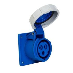 Mete Enerji 406530 4x63A 3P+E 6h/50-60Hz 380 415 Watt IP44 Cee Norm Pilot Kontaklı Düz Makine Prizi