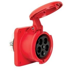 Mete Enerji 406534 5x63A Ip44 Düz Makine Prizi