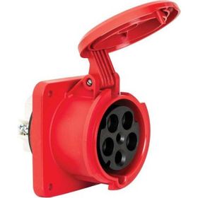 Mete Enerji 406534 5x63A Ip44 Düz Makine Prizi
