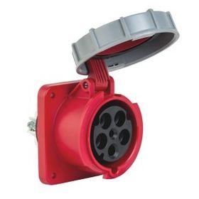 Mete Enerji 406536 5x63A Ip67 Düz Makine Prizi