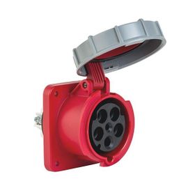 Mete Enerji 406536 5x63A Ip67 Düz Makine Prizi