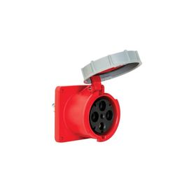 Mete Enerji 406538 4x125A 3P+E 6h/50-60Hz 380 415 Watt IP67 Cee Norm Pilot Kontaklı Düz Makine Prizi
