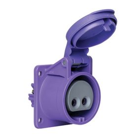 Mete Enerji 406551V 2x16A 24V IP44 54x60 Flanşlı Makine Prizi