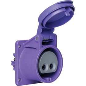Mete Enerji 406551V 2x16A 24V IP44 54x60 Flanşlı Makine Prizi