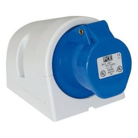 Mete Enerji 406602 3x16A Ip44 Eğik Gövdeli Duvar Prizi