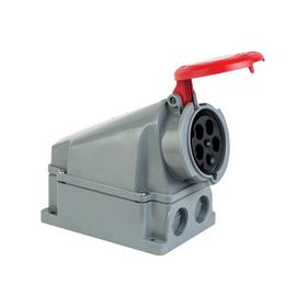 Mete Enerji 406623 5x63A Ip44 Eğik Gövdeli Duvar Prizi