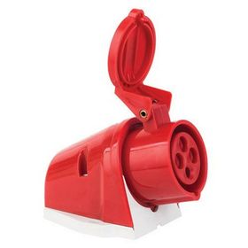 Mete Enerji T11905V 4x16A 3P+E 6h/50-60Hz 380 415 Watt IP44 Cee Norm Vida Bağlantılı Eğik Gövdeli Duvar Prizi