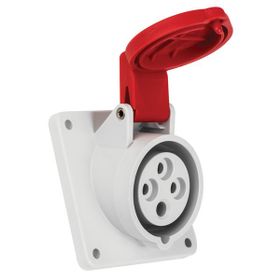 Mete Enerji T12753 4x16A 3P+E 6h/50-60Hz 380 415 Watt IP44 Cee Norm Hızlı Bağlantılı Eğik Makine Prizi