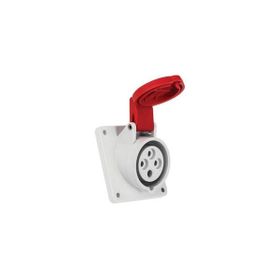Mete Enerji T12753 4x16A 3P+E 6h/50-60Hz 380 415 Watt IP44 Cee Norm Hızlı Bağlantılı Eğik Makine Prizi