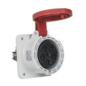 Mete Enerji T130034 5x63A 3P+N+E 6h/50-60Hz 380-415V IP44 Cee Norm Pilot Kontaklı Düz Makine Prizi