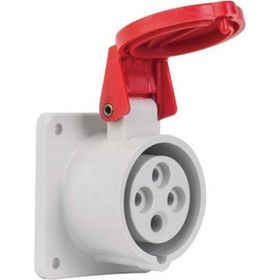 Mete Enerji T13693V 4x16A 3P+E 6h/50-60Hz 380-415V IP44 Cee Norm Vida Bağlantılı Düz Makine Prizi
