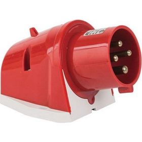 Mete Enerji T24405 4x32A 3P+E 6h/50-60Hz 380-415 Watt IP44 Cee Norm Hızlı Bağlantılı Eğik Gövdeli Duvar Fişi