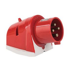 Mete Enerji T24405 4x32A 3P+E 6h/50-60Hz 380-415 Watt IP44 Cee Norm Hızlı Bağlantılı Eğik Gövdeli Duvar Fişi