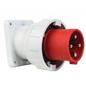 Mete Enerji T27411 4x63A 3P+E 6h/50-60Hz 380-415 Watt IP67 Cee Norm Pilot Kontaklı Eğik Makine Fişi