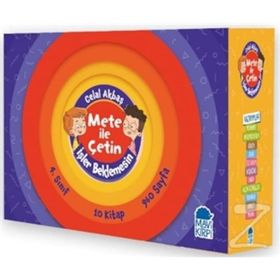 Mete İle Çetin İşler Beklemesin - 4. Sınıf 10 Kitap Hikaye Seti - Celal Akbaş