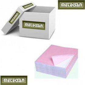 Meteksan 2000 Paket 11 X 24 cm 1 Nüsha 60 gr Sürekli Form Bilgisayar Kağıdı
