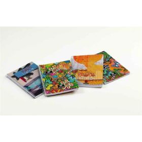 Meteksan A4 96-4 Plastik Kapak Flora Spiralli Defter