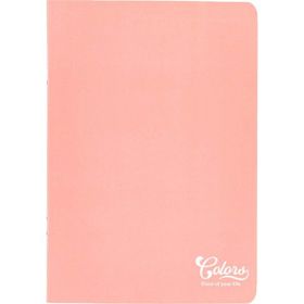 Meteksan Colors A5 Karton Kapaklı Dolmakalem Uyumlu Kareli Defter 40 Yaprak Pembe Defter