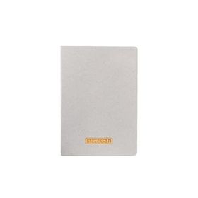 Meteksan Notes 17x24 cm Karton Kapaklı İplik Dikişli Düz Gri Defter