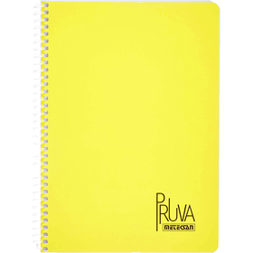 Meteksan Pruva A4 Pet Spiralli Karton Kapaklı 144 Yaprak Defter