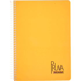 Meteksan Pruva A4 Pet Spiralli Karton Kapaklı 144 Yaprak Defter