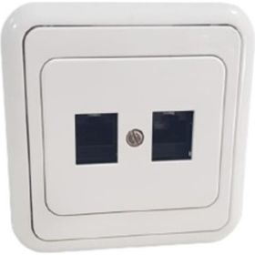 Metesan 2XRJ45 20 Adet CAT5 Köşk Priz