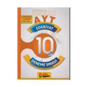 Metin Yayınları AYT Edebiyat 10 Deneme Sınavı