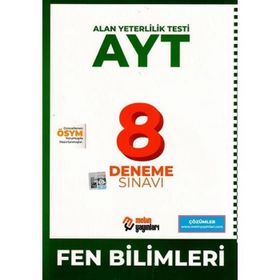 Metin Yayınları AYT Fen Bilimleri 8 Deneme Sınavı