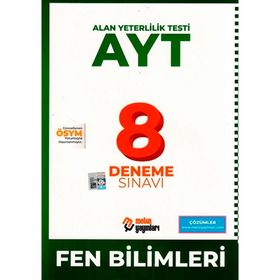 Metin Yayınları AYT Fen Bilimleri 8 Deneme Sınavı